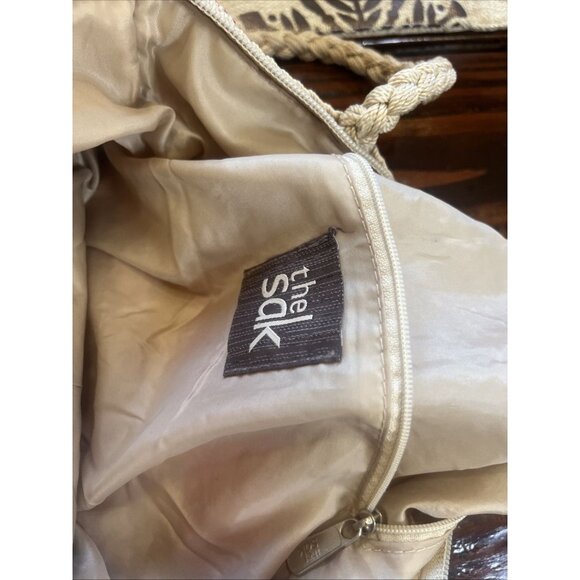 The Sak Multi Colored Rainbow Crochet Boho Sack shoulder Bag - Picture 9 of 12